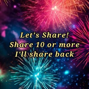 Good morning/afternoon! Share 10 or more comment below and I'll return shares